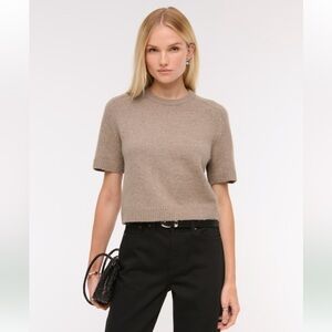 Abercrombie & Fitch The A&F Madeline Crew Sweater Tee